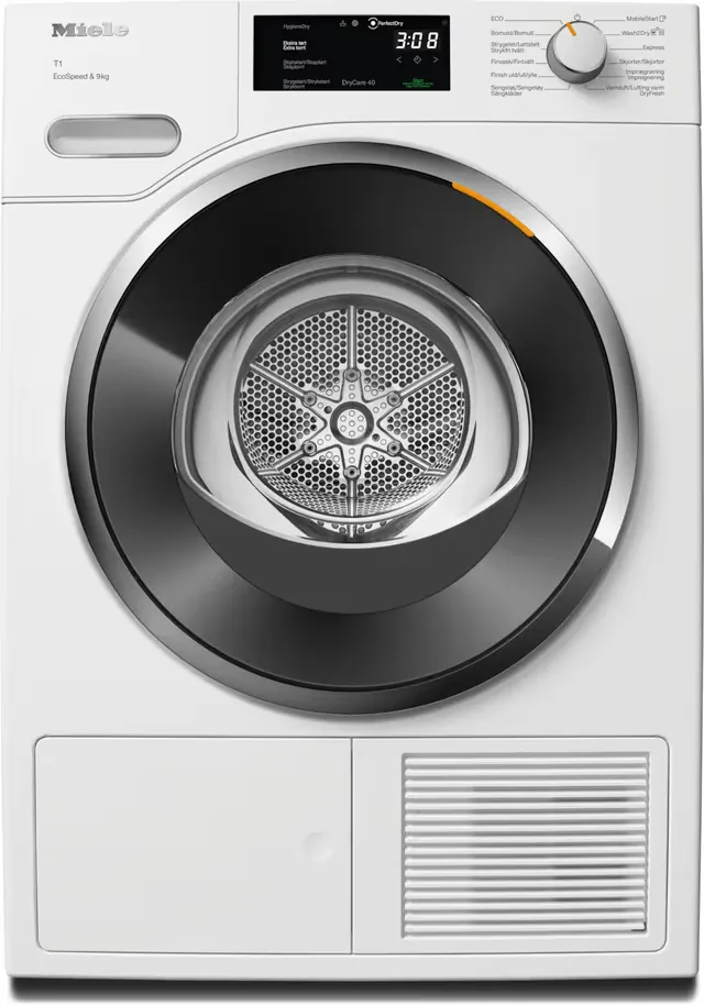 Miele TWH780WP EcoSpeed&9kg tørketrommel (9 kg, C klasse)