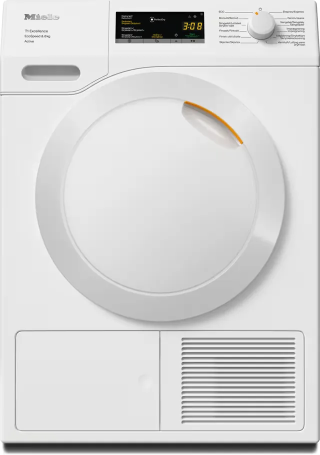 Miele TEA535WP 8kg Active tørketrommel (8 kg, C klasse)